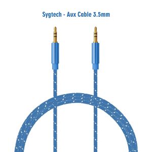 Sygtech Aux Audio Cable 3.5mm-Blue