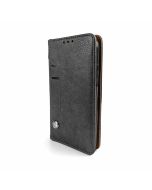  PU Leather Multi Card Wallet Case for iPhone 15-Black