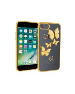 3D Butterfly TPU Case For iPhone 8/7/6s/6-Gold