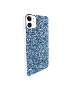 Chunky Glitter Case For iPhone 11-Blue