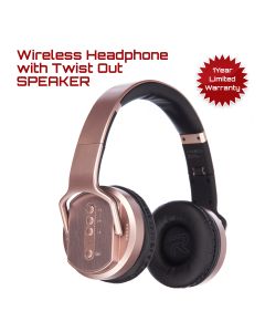 Monarch Wireless Duo 2 in 1 Headphone & Speaker - MH2-Peach