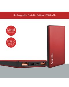 Monarch Rechargeable Battery 10000mAh R0503-Red
