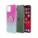 Ring Glitter Case for iPhone 11 Pro-Pink