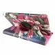 Printed 360 Rotating Tablet Case for Samsung T580-Rose Print 