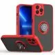 Acrylic Magnetic Ring Case for iPhone 14 Pro Max-Red