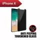 Anty-Spy Tempered Glass iPhone X Privacy Screen Protector