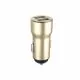 Monarch Dual USB Metal Body Car Charger - 3.4A-Gold