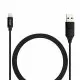 Speze 2-In-1 Lightning To USB A & USB C Cable-Black