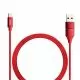 Speze 2-In-1 Type C To USB A & USB C Cable Black-Red