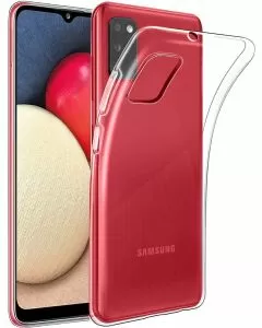 Transparent Gel Case for Samsung Galaxy A02S-Transparent