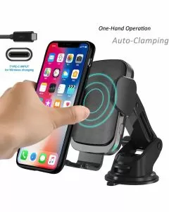 Wireless Charger + Automatic Phone Holder ( CC-60)